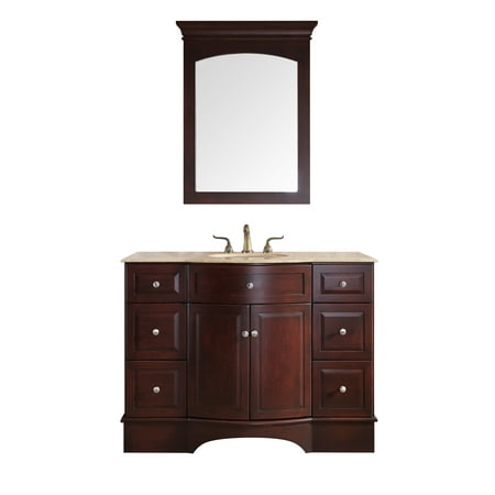 48 inch mirror round stufurhome 48 inch lotus single sink vanity with travertine marble top and mirror 48 inch mirror round stufurhome 48 inch lotus single sink vanity with travertine marble top and mirror